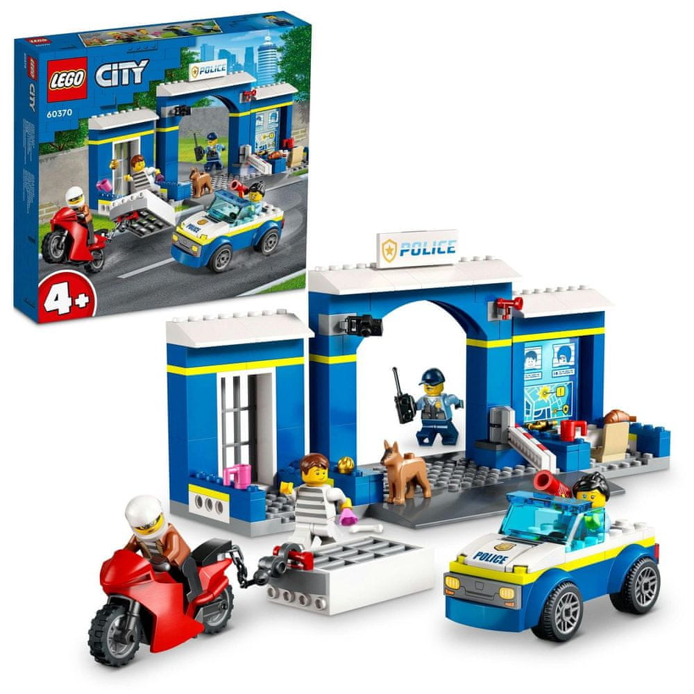 LEGO City 60370 Naháňačka na policajnej stanici